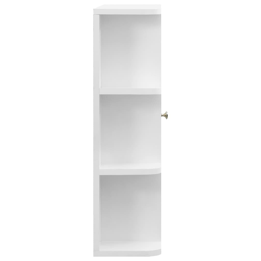 Baderomsspeil Speilskap til baderom Hvit 66x17x63 cm