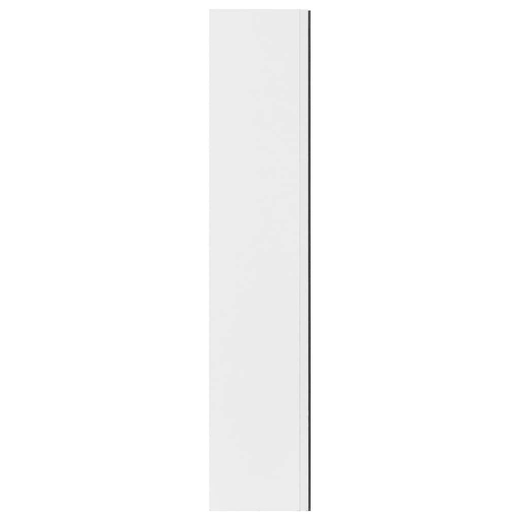 Baderomsspeil Speilskap til baderom Hvit 60x15x75 cm