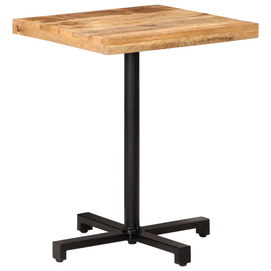 Bistrobord firkantet 60x60x75 cm grovt mangotre