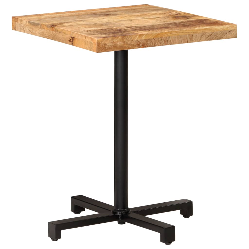 Bistrobord firkantet 60x60x75 cm grovt mangotre