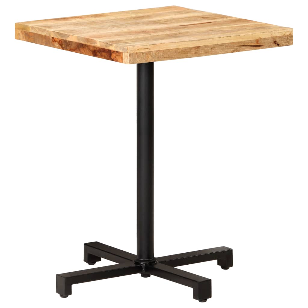 Bistrobord firkantet 60x60x75 cm grovt mangotre