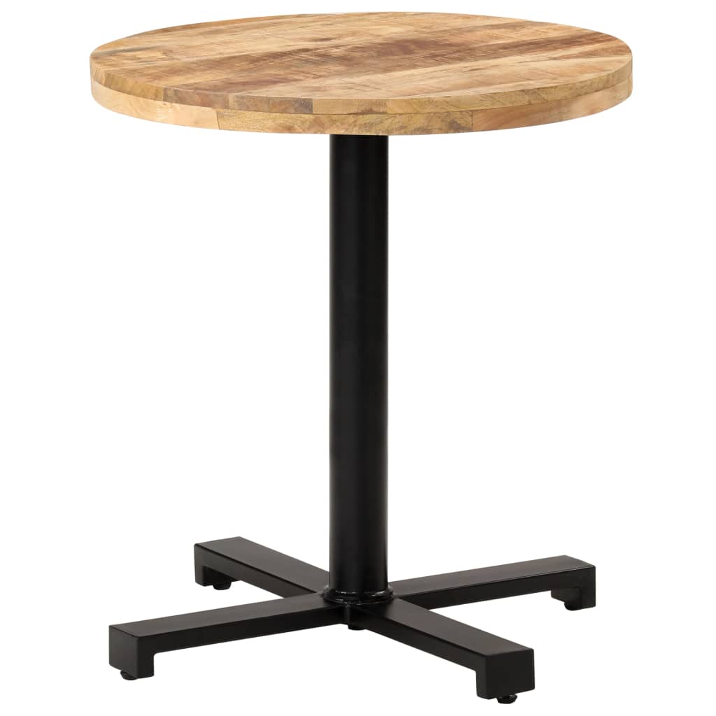 Hagebord Tre Cafébord Bistrobord rundt Ø70x75 cm grovt mangotre