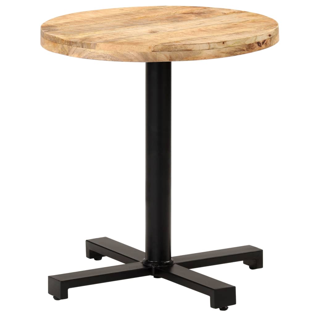 Hagebord Tre Cafébord Bistrobord rundt Ø70x75 cm grovt mangotre