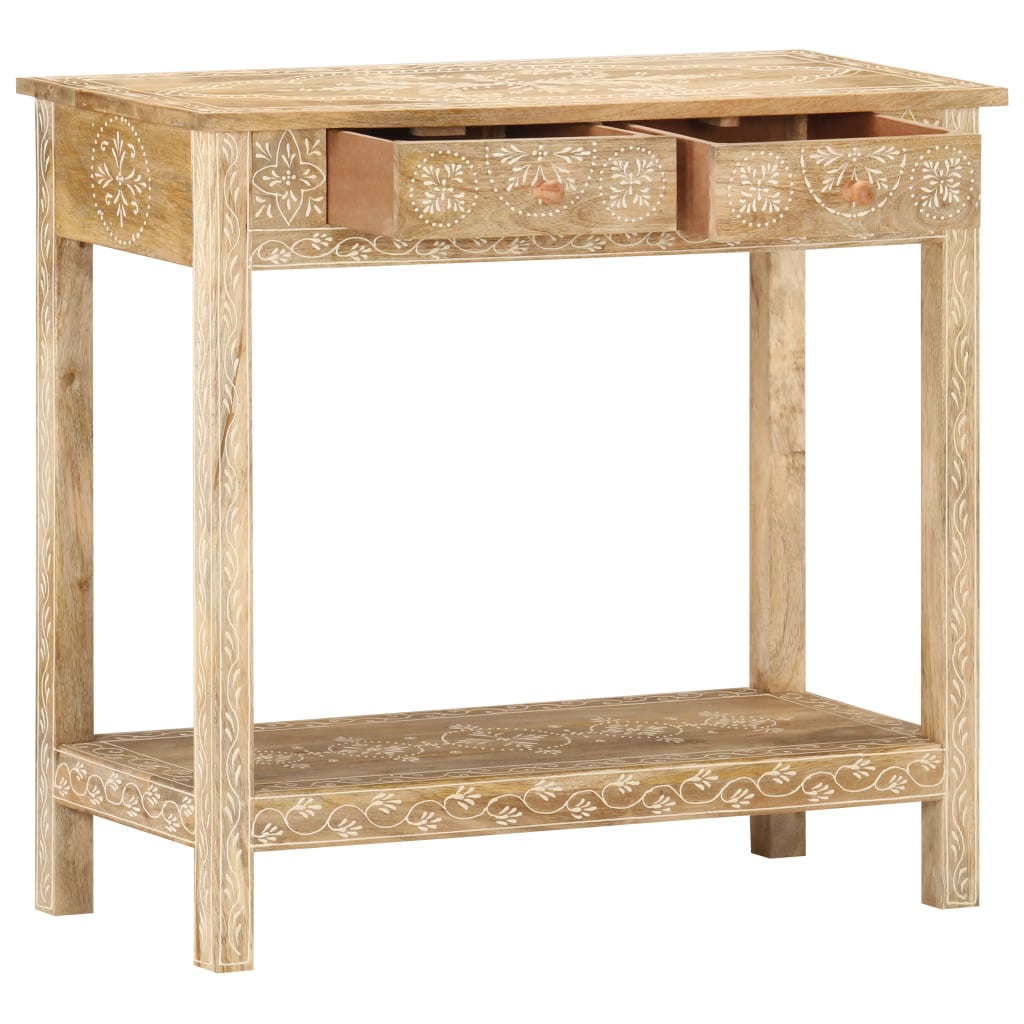 Avlastningsbord Konsollbord Tre 80x35x74 cm heltre mango