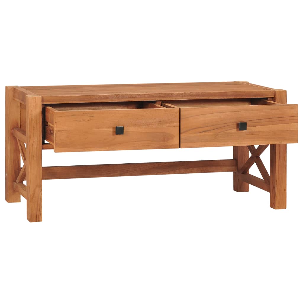TV-Møbel Tre TV-benk heltre teak 100x40x45 cm