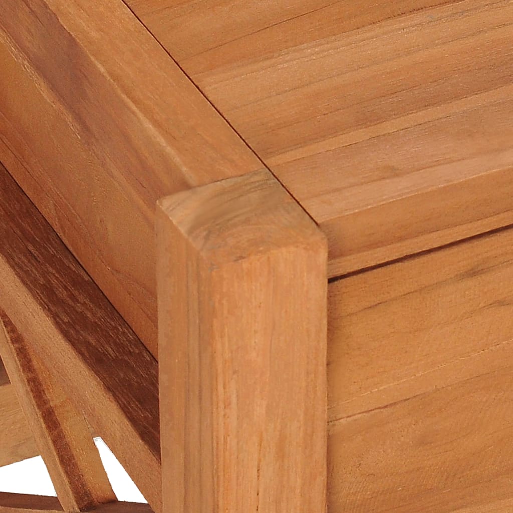 TV-Møbel Tre TV-benk heltre teak 100x40x45 cm