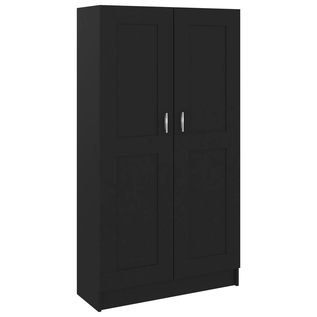 Bokhylle Svart 82,5x30,5x150 cm