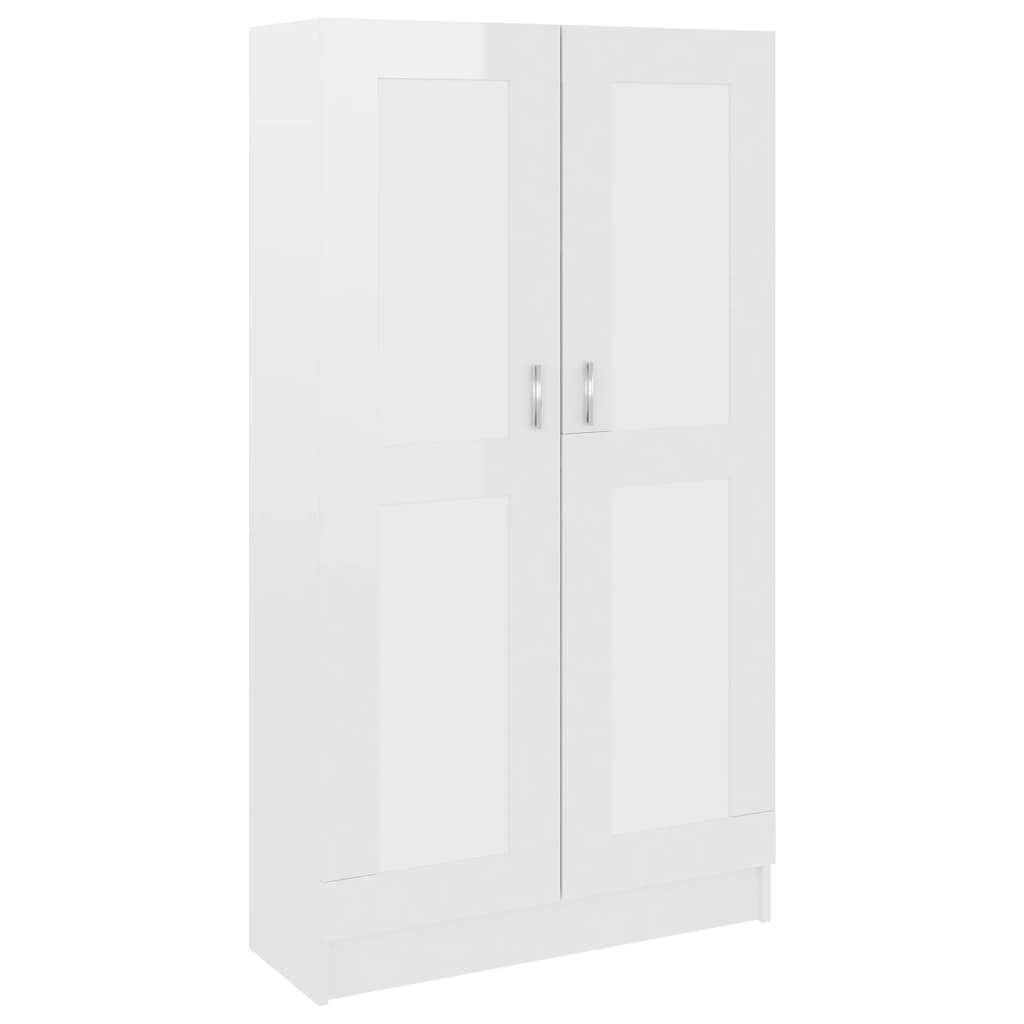 Skap Høyglans Hvit 82,5x30,5x150 cm