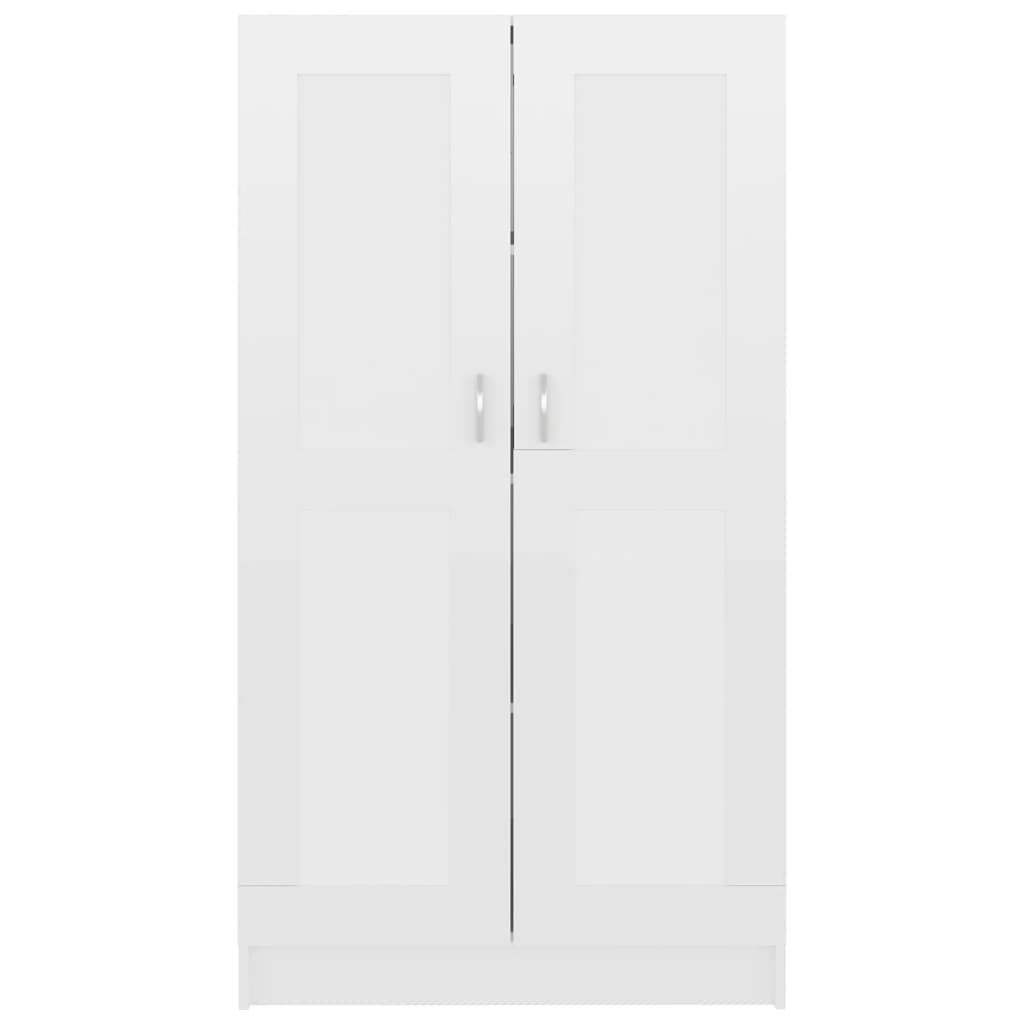 Skap Høyglans Hvit 82,5x30,5x150 cm