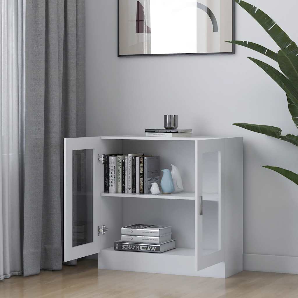 Vitrineskap Hvit 82,5x30,5x80 cm
