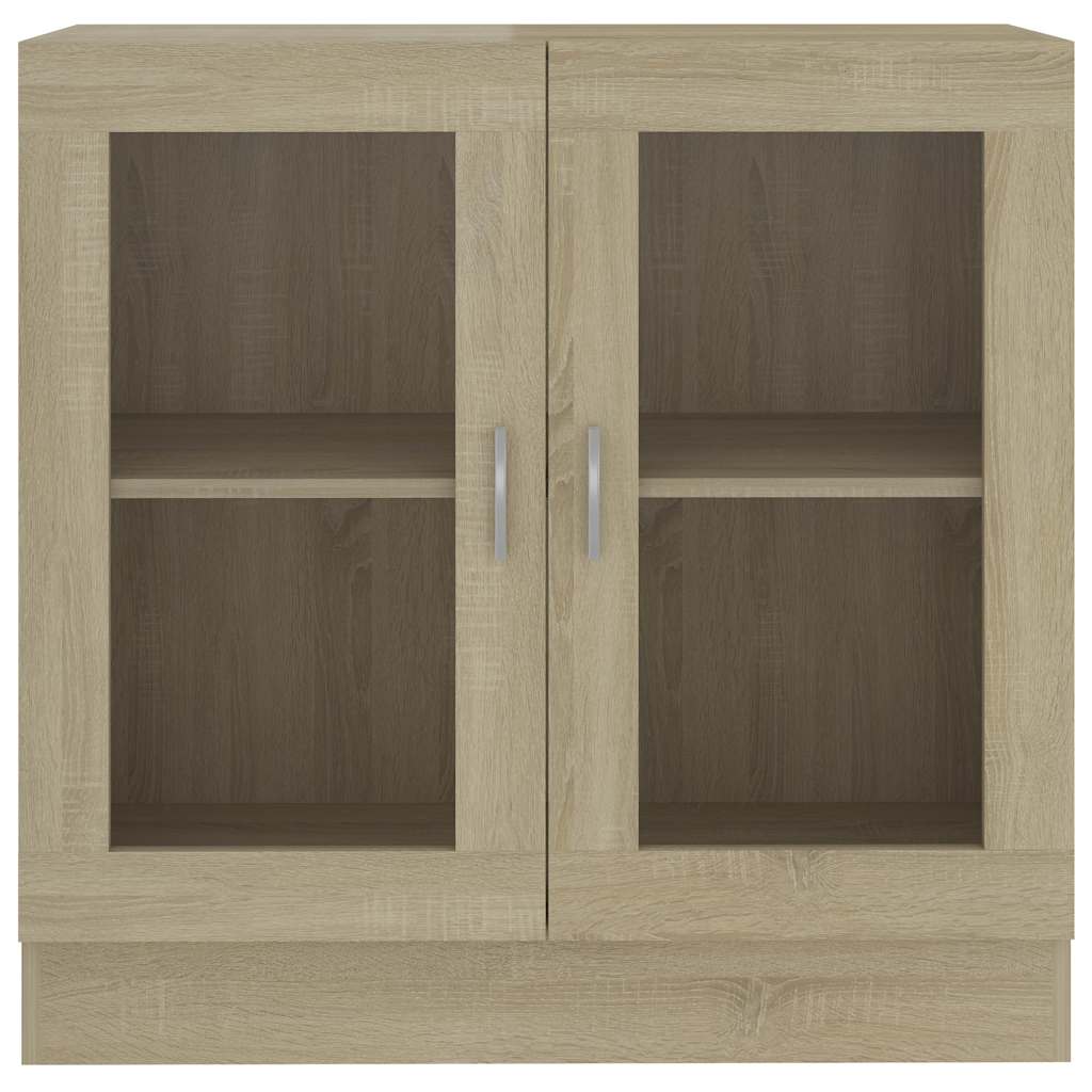 Vitrineskap Sonoma Eik 82,5x30,5x80 cm