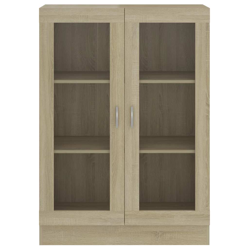 Vitrineskap Sonoma Eik 82,5x30,5x115 cm