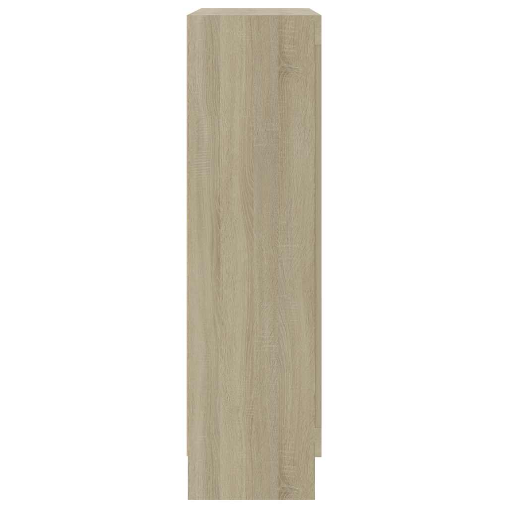 Vitrineskap Sonoma Eik 82,5x30,5x115 cm