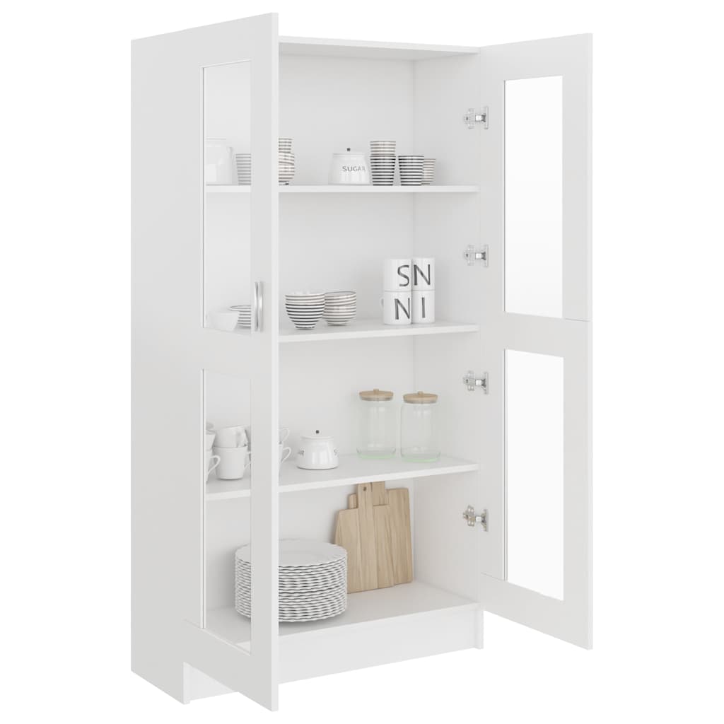 Vitrineskap Hvit 82,5x30,5x150 cm