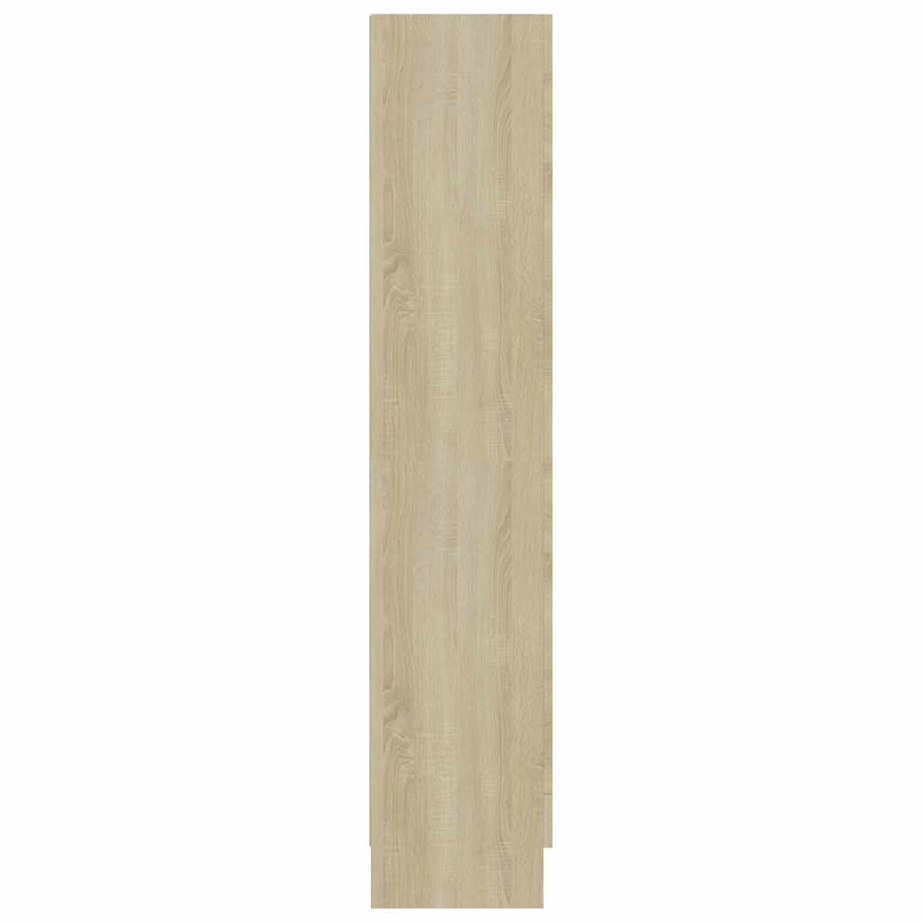 Vitrineskap Sonoma Eik 82,5x30,5x150 cm