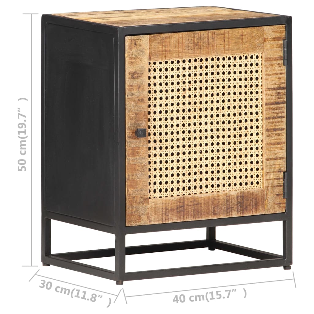 Nattbord Sengbord Tre heltre mangotre 40x30x50 cm