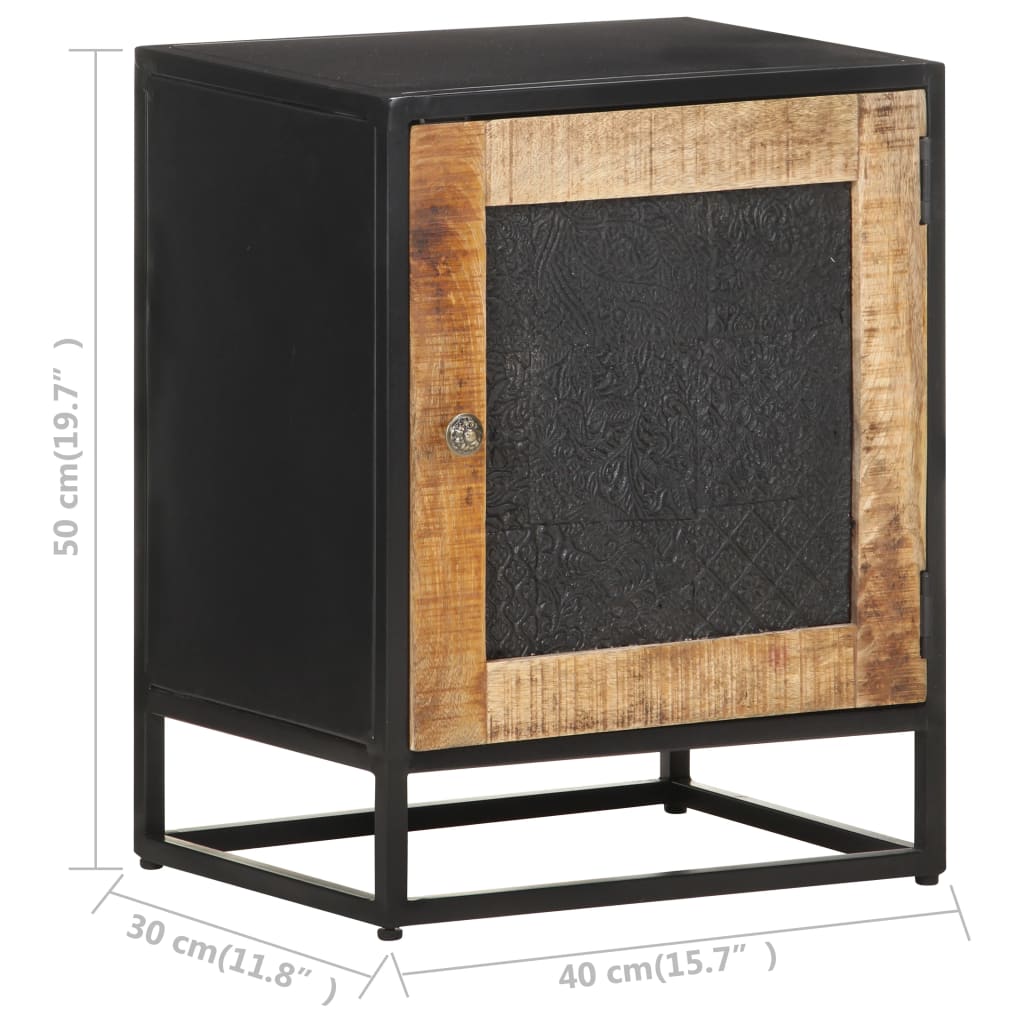Nattbord Sengbord Tre heltre mangotre 40x30x50 cm