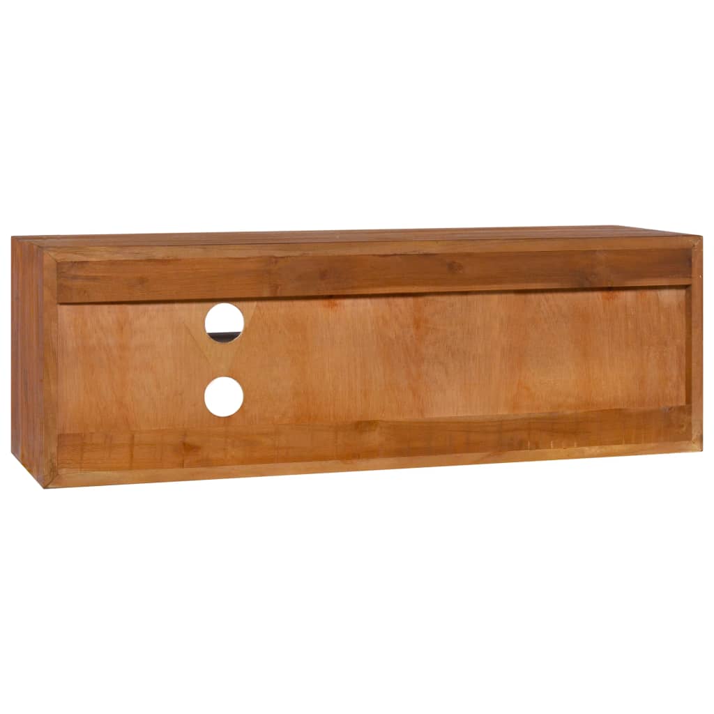 TV-Møbel Tre TV-benk heltre teak Veggmontert 180x30x30 cm