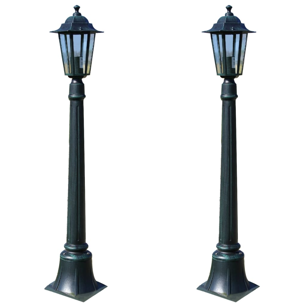 Hagebelysning Lyktstolpe Preston Hagelamper 2 stk 105 cm