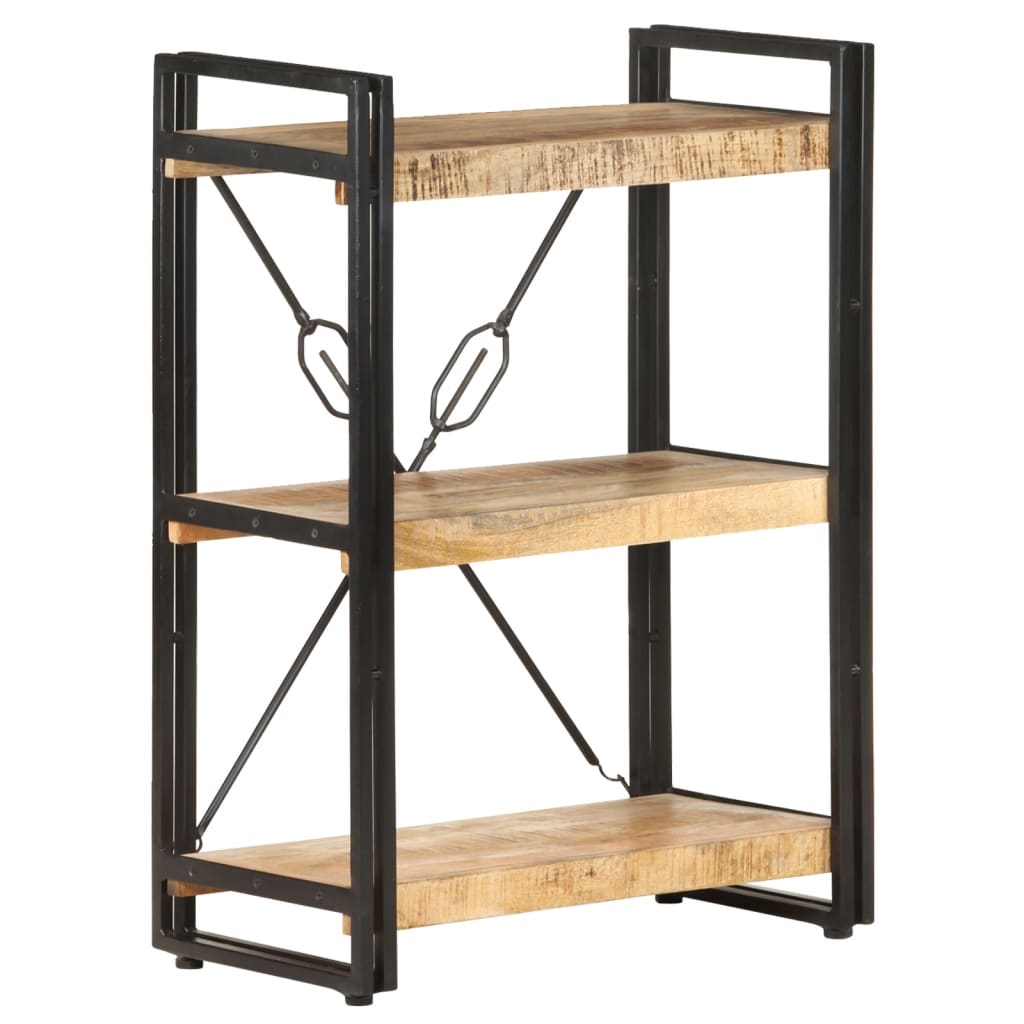 Bokhylle Tre 3 etasjer 60x30x80 cm heltre mango