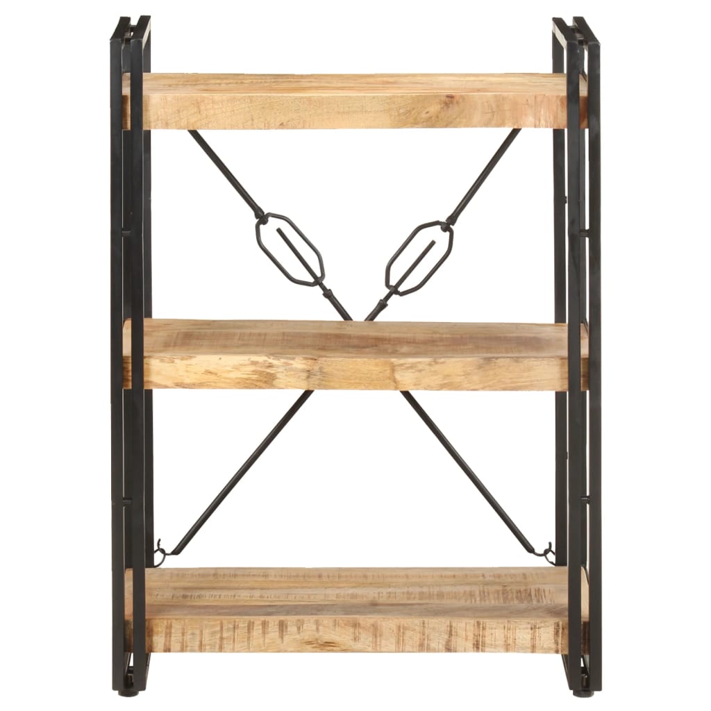 Bokhylle Tre 3 etasjer 60x30x80 cm heltre mango