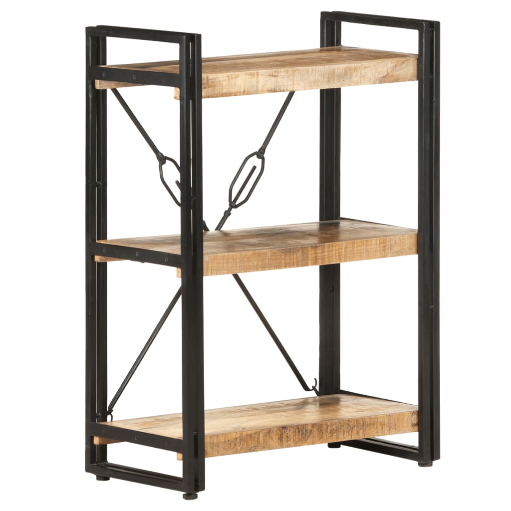 Bokhylle Tre 3 etasjer 60x30x80 cm heltre mango