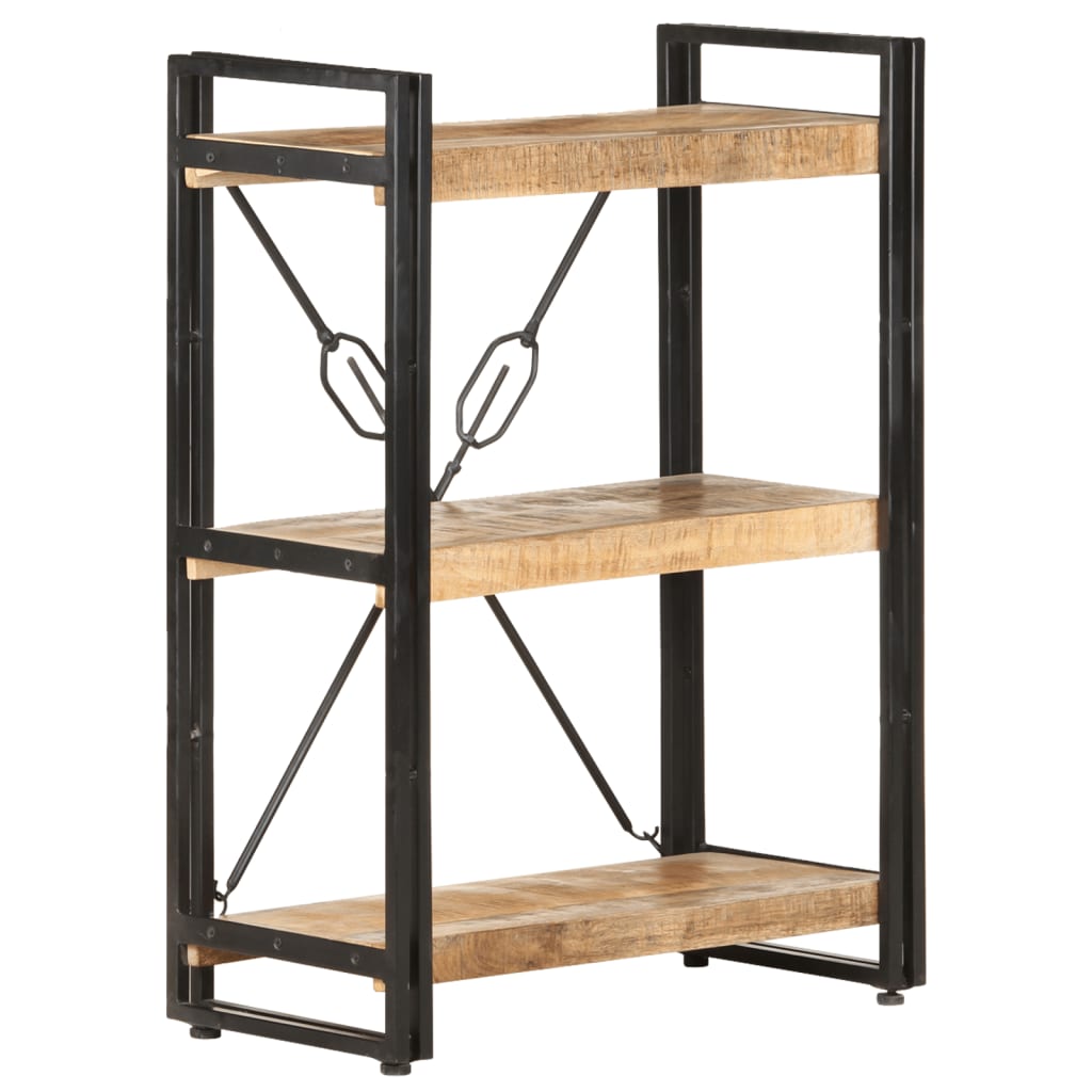 Bokhylle Tre 3 etasjer 60x30x80 cm heltre mango