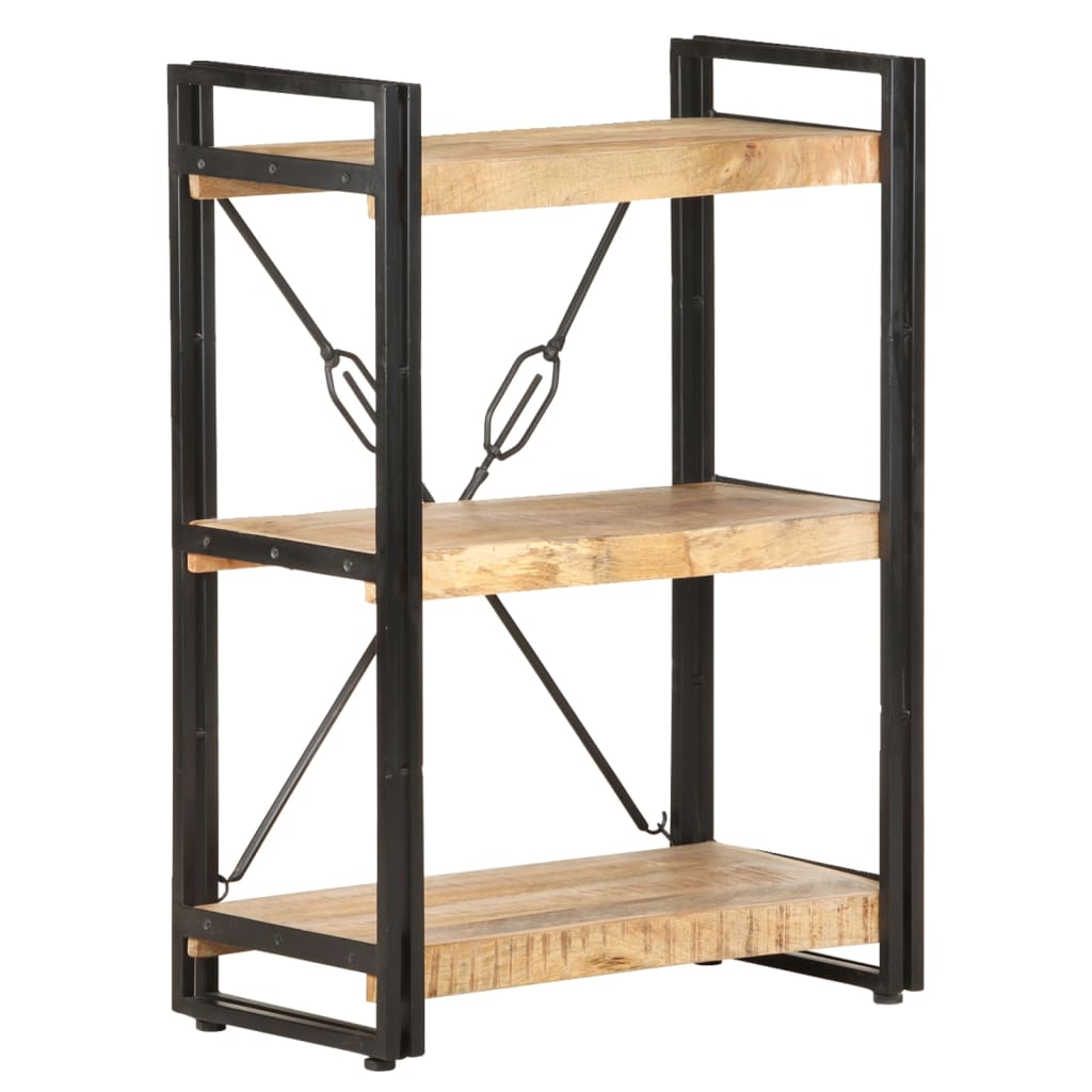 Bokhylle Tre 3 etasjer 60x30x80 cm heltre mango