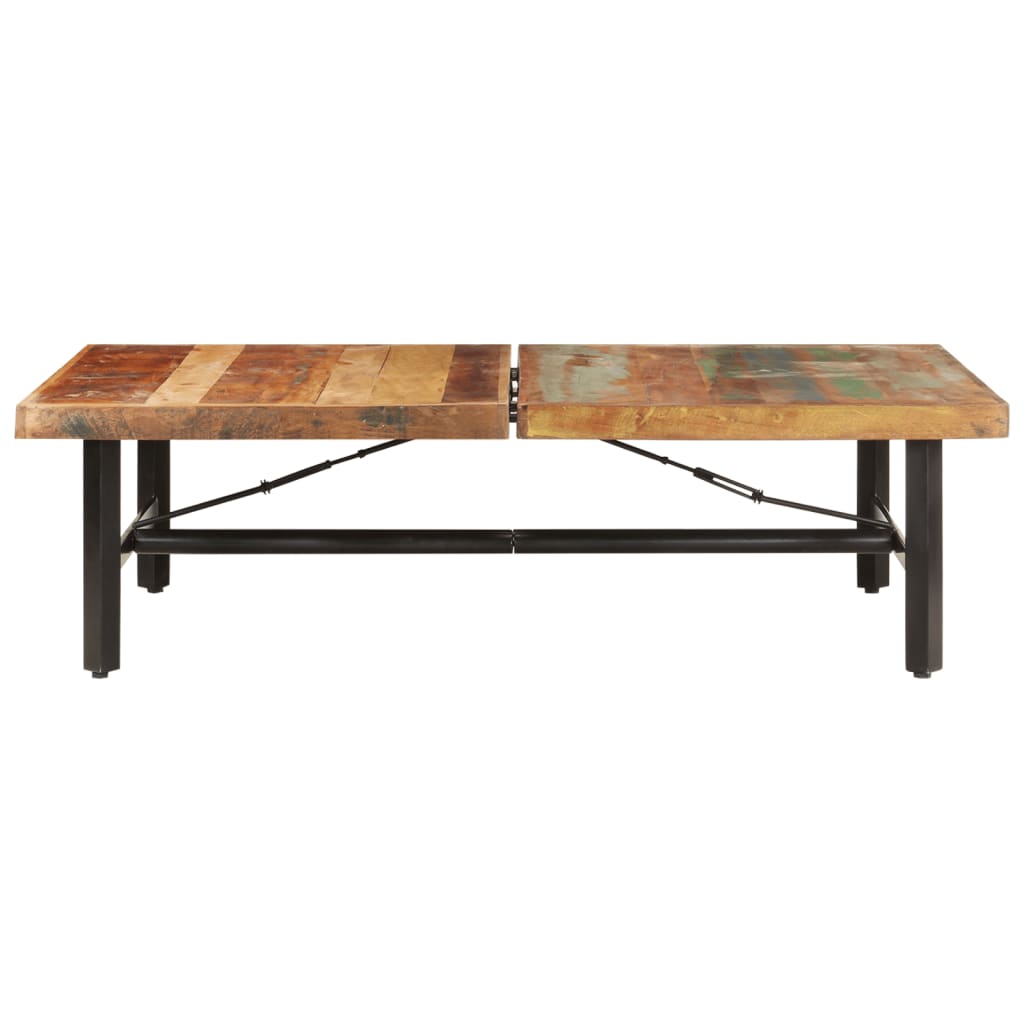 Salongbord Sofabord Tre 142x90x42 cm gjenvunnet heltre