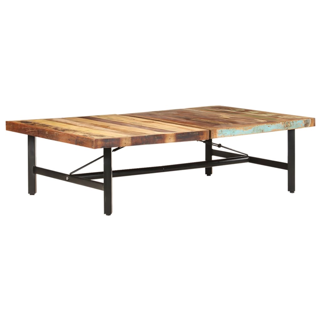 Salongbord Sofabord Tre 142x90x42 cm gjenvunnet heltre