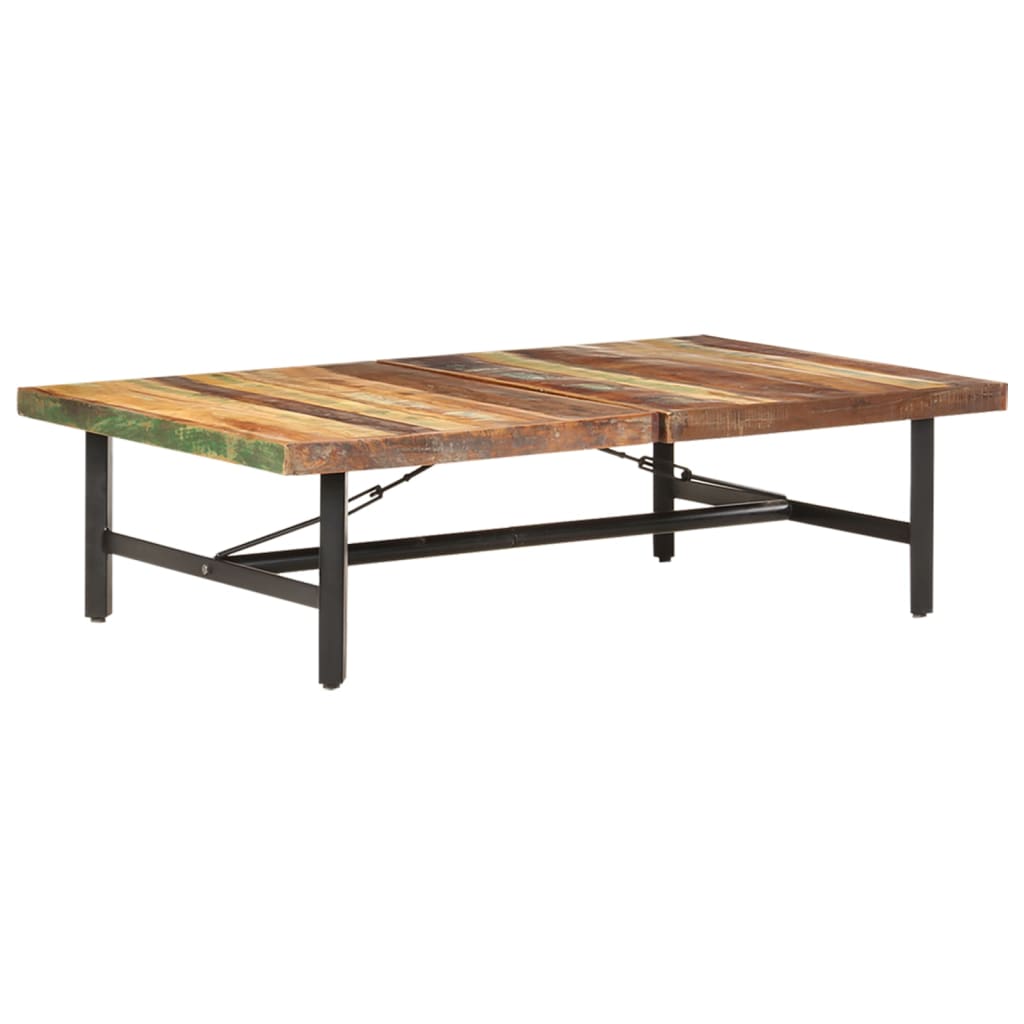 Salongbord Sofabord Tre 142x90x42 cm gjenvunnet heltre