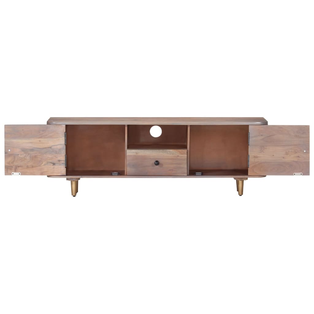 TV-Møbel Tre Tv-benk heltre akasie 118x30x40 cm