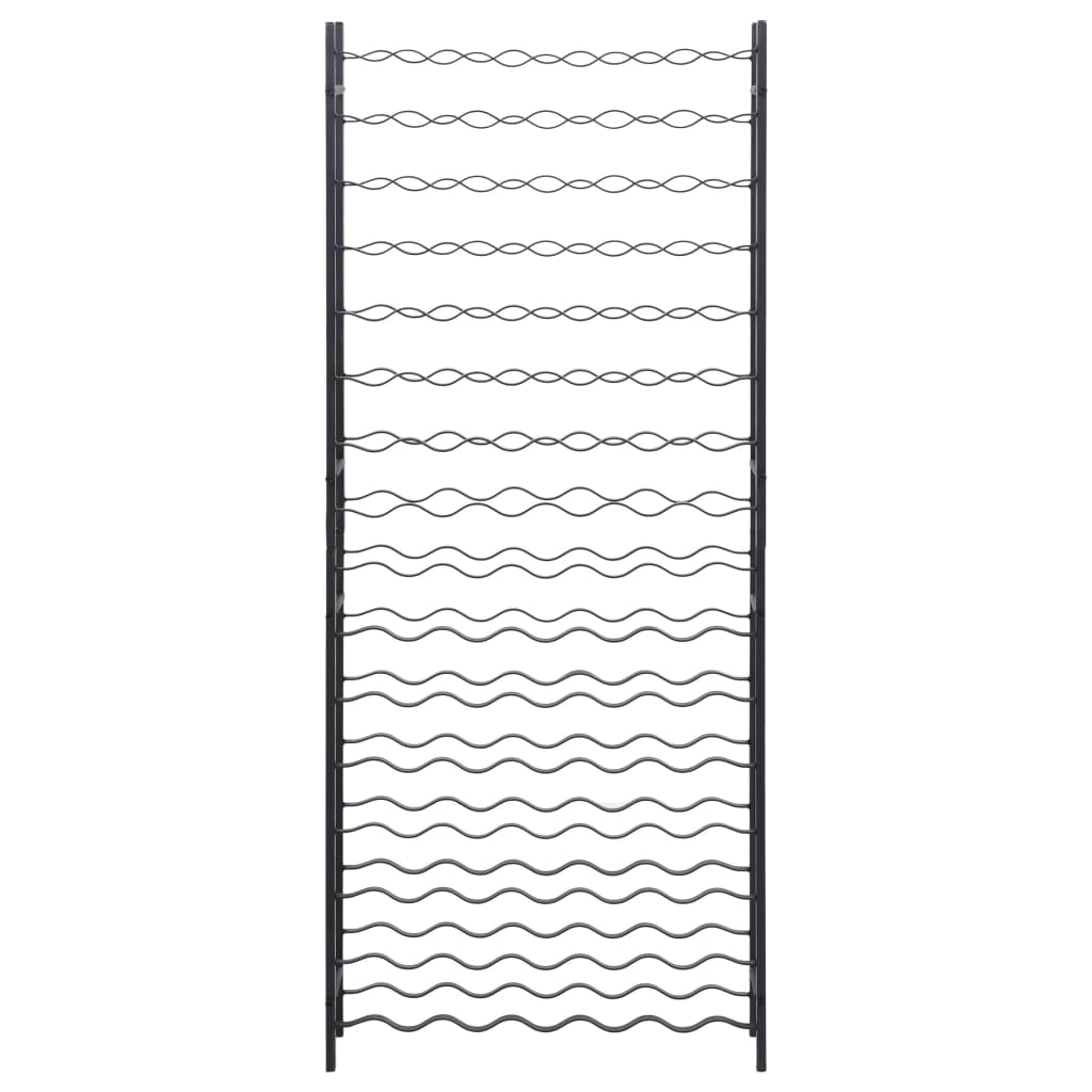 Vinstativ for 96 flasker Svart jern