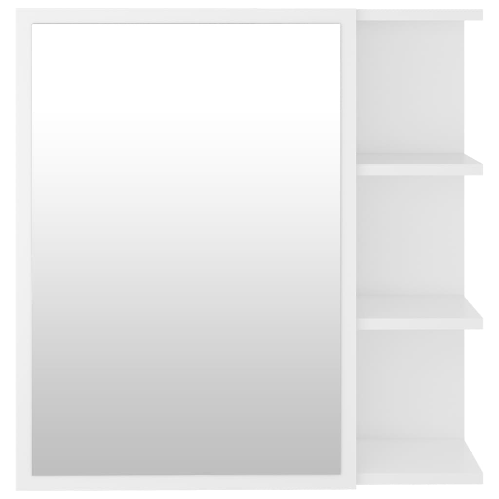 Baderomsspeil Skap Hvit 62,5x20,5x64 cm