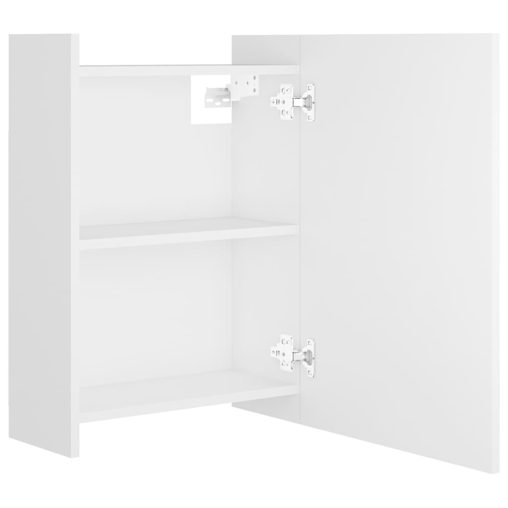 Baderomsspeil Skap Hvit 62,5x20,5x64 cm