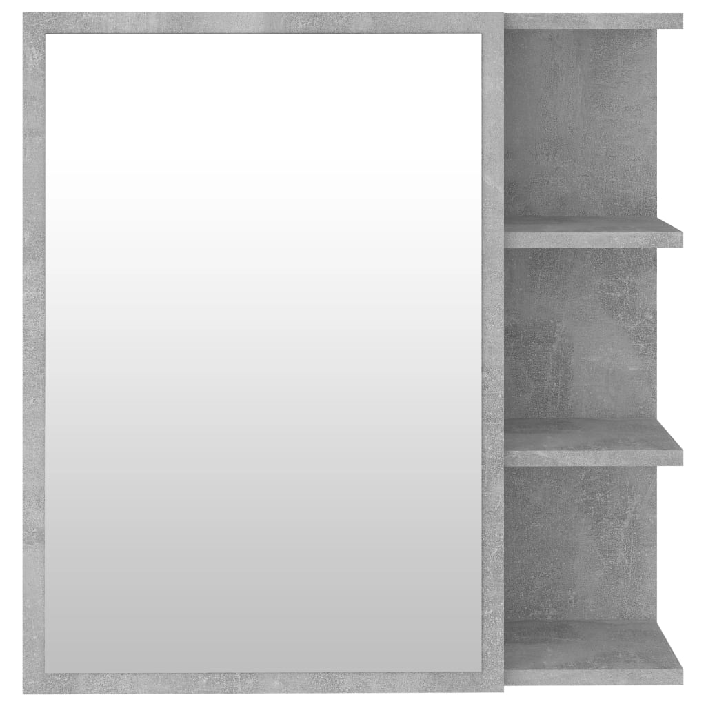 Baderomsspeil Skap Betonggrå 62,5x20,5x64 cm