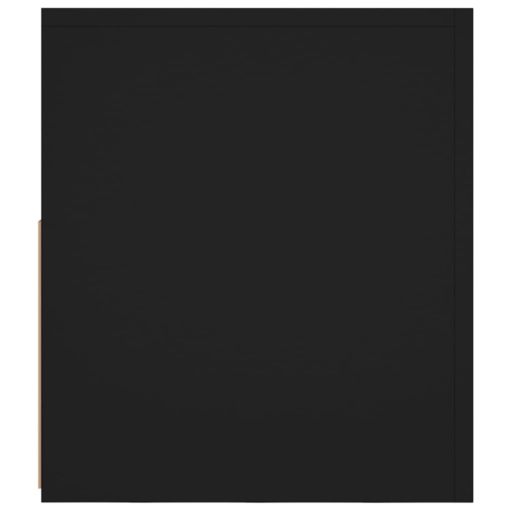 TV-Møbel Svart TV-benk med LED-lys 120x35x40 cm