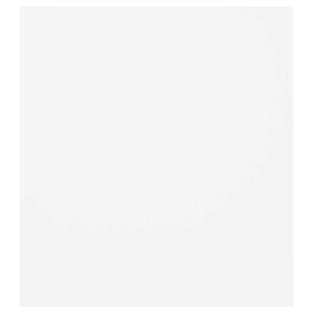 TV-Møbel Hvit TV-benk med LED-lys 120x35x40 cm