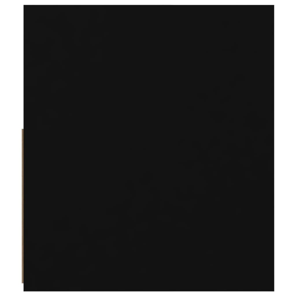 TV-Møbel Svart TV-benk med LED-lys 120x35x40 cm