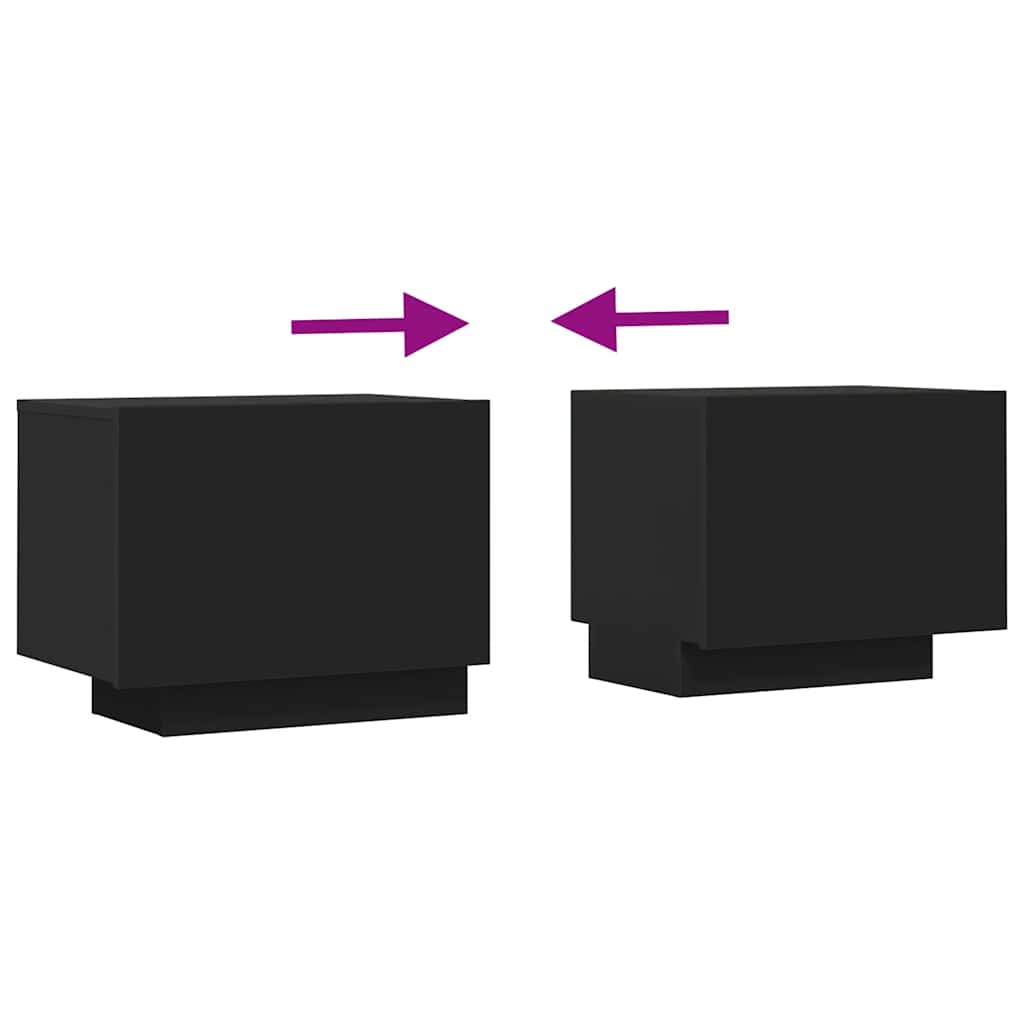 TV-Møbel Svart Tv-benk 100x35x40 cm