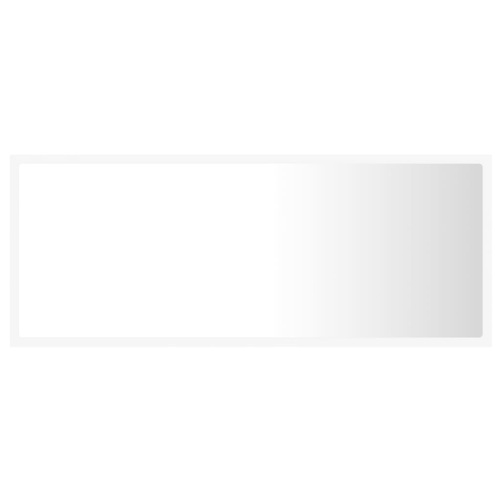 Baderomsspeil LED Hvit 100x8,5x37 cm akryl