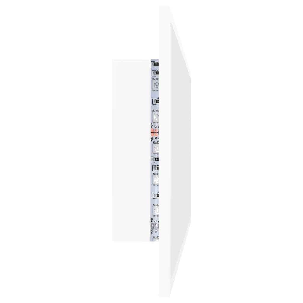 Baderomsspeil LED Hvit 100x8,5x37 cm akryl