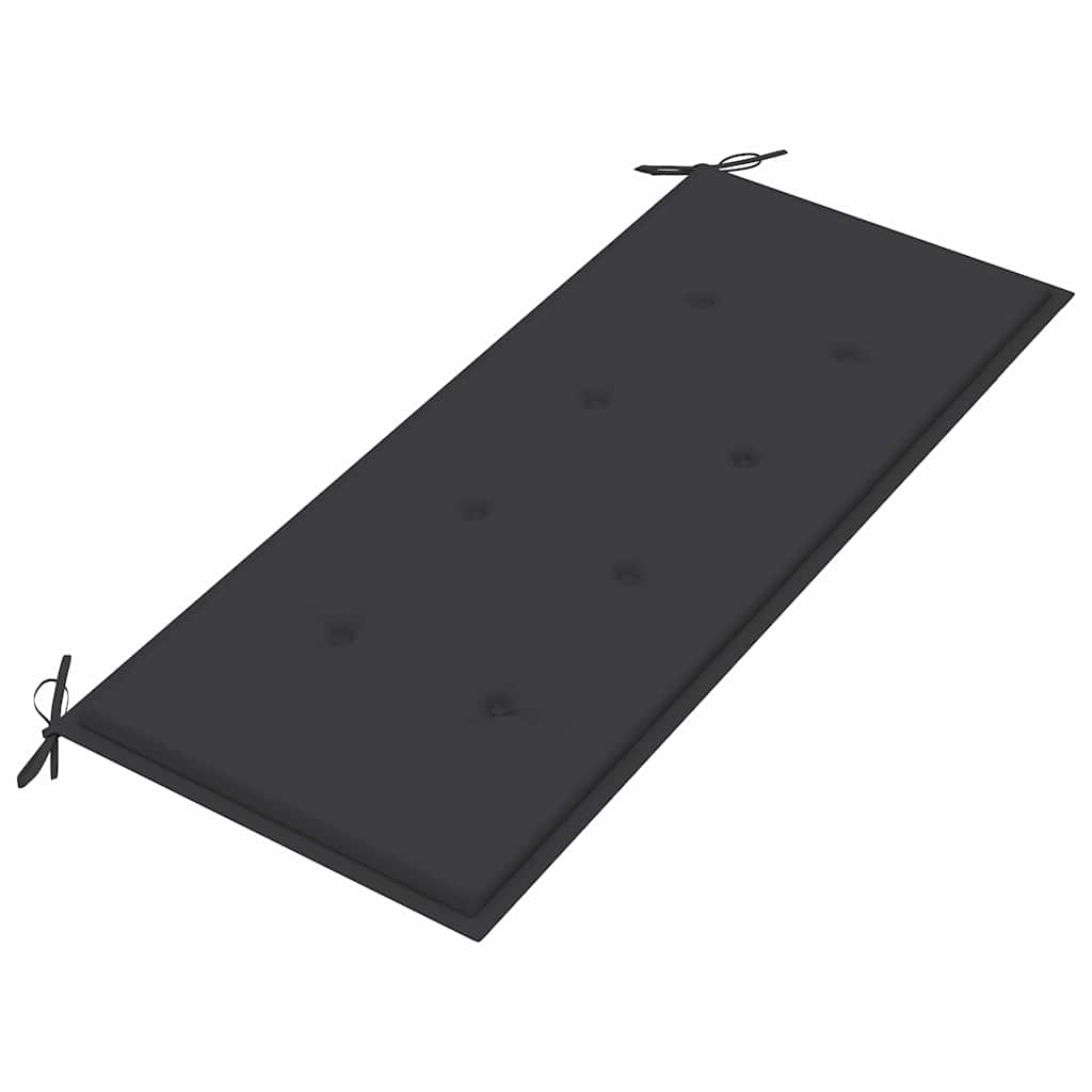 Stablebenk med pute 128,5 cm heltre teak