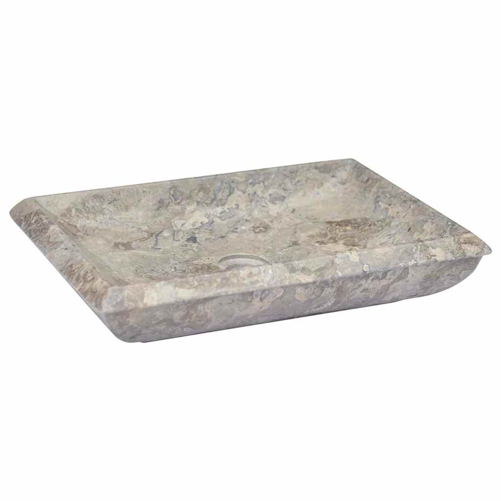 Baderomsvask 50x35x10 cm marmor grå