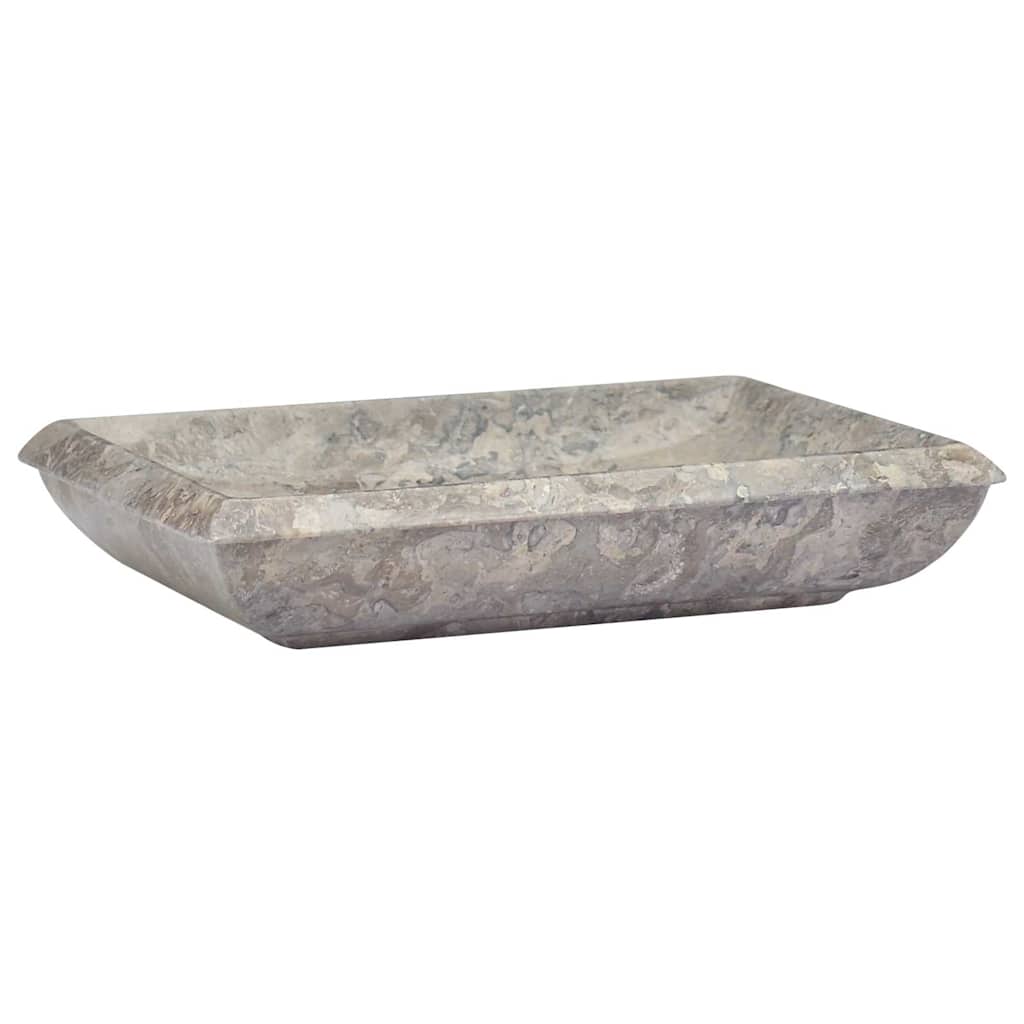 Baderomsvask 50x35x10 cm marmor grå