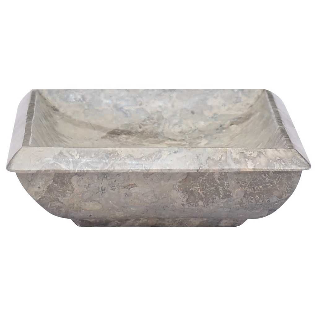 Baderomsvask 50x35x10 cm marmor grå