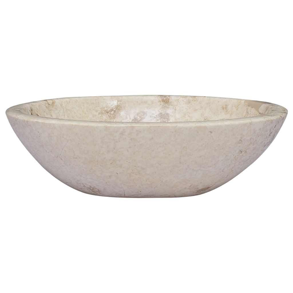 Baderomsvask 53x40x15 cm marmor kremhvit