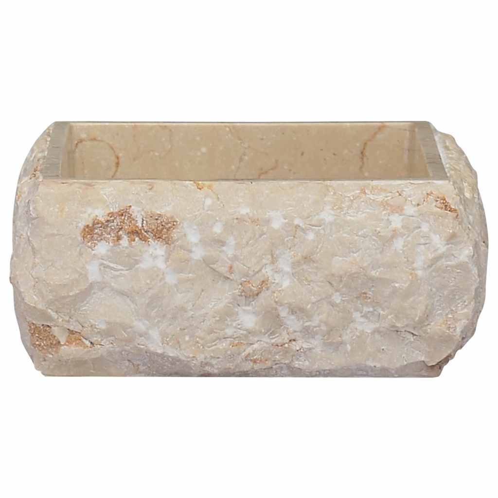 Baderomsvask 30x30x13 cm marmor kremhvit