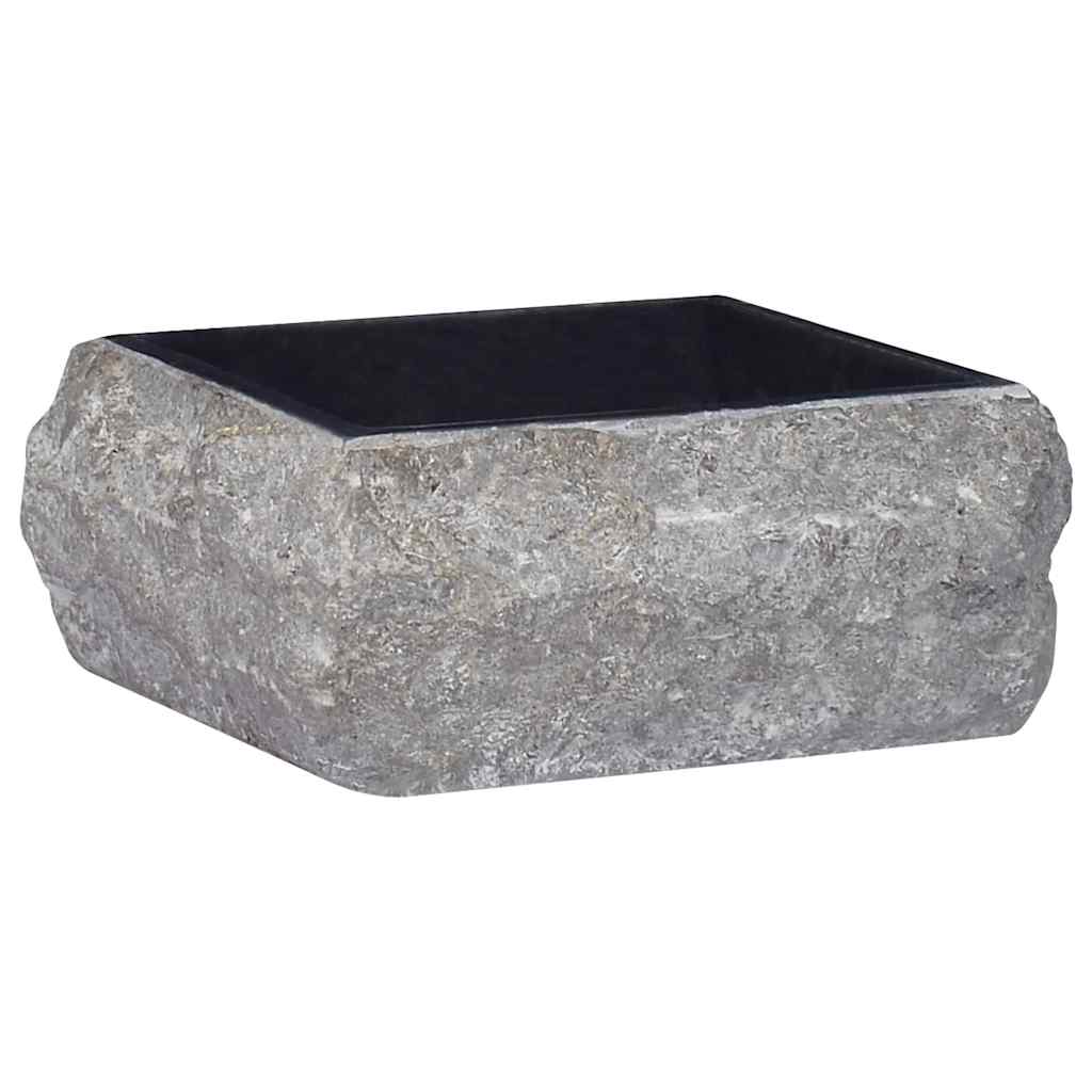Baderomsvask 30x30x13 cm marmor Svart