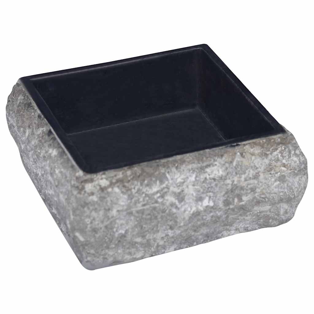 Baderomsvask 30x30x13 cm marmor Svart